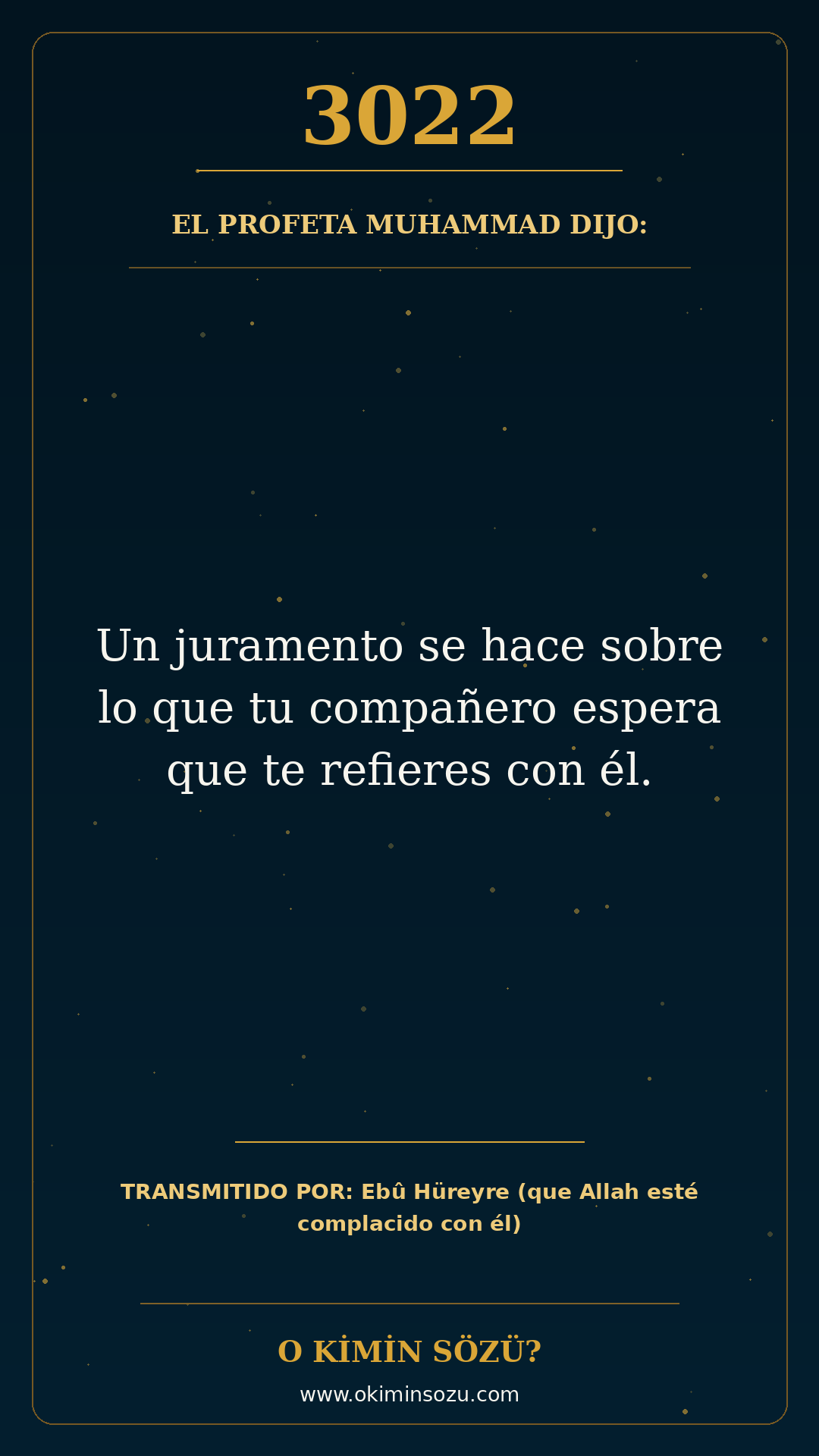 hadis 3022 es