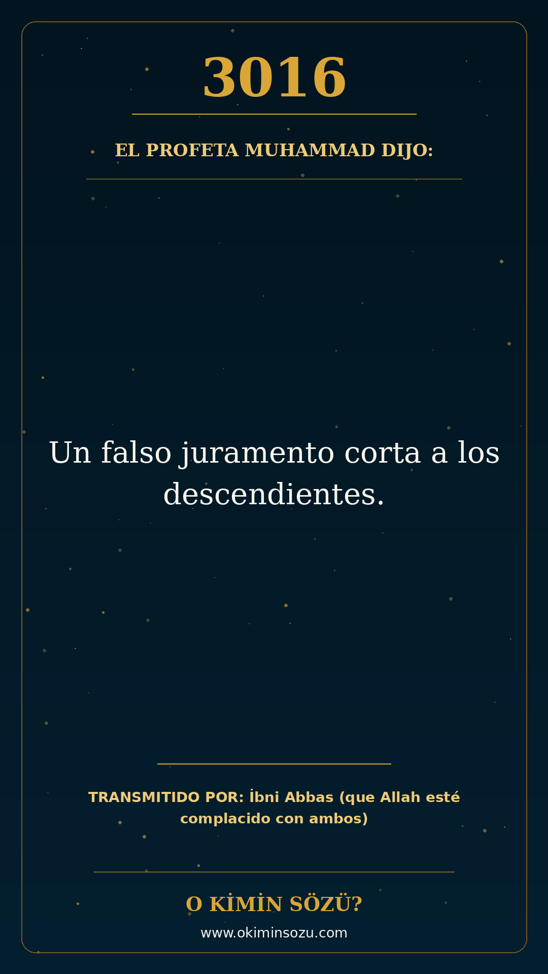 hadis 3016 es