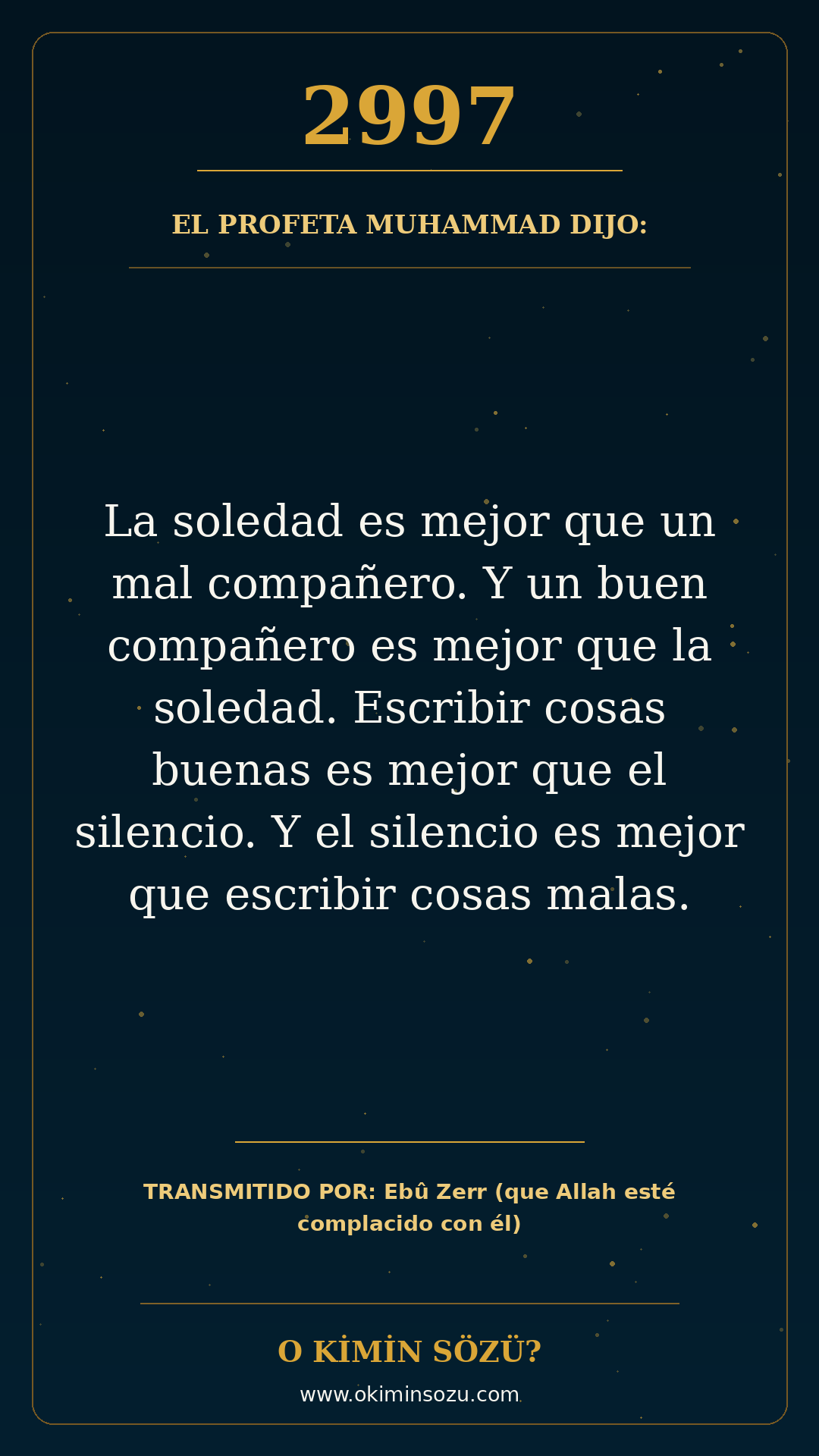 hadis 2997 es