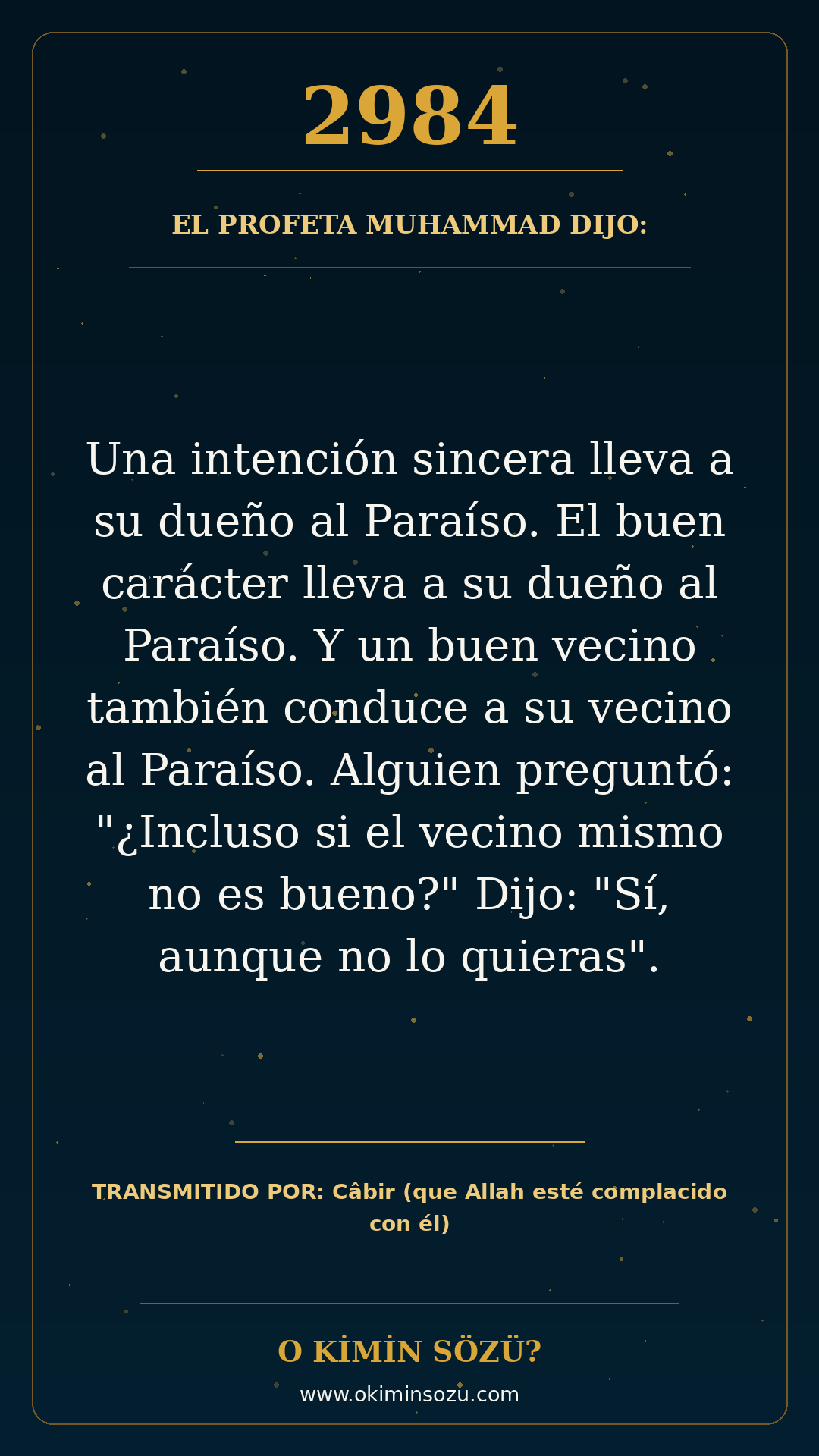 hadis 2984 es