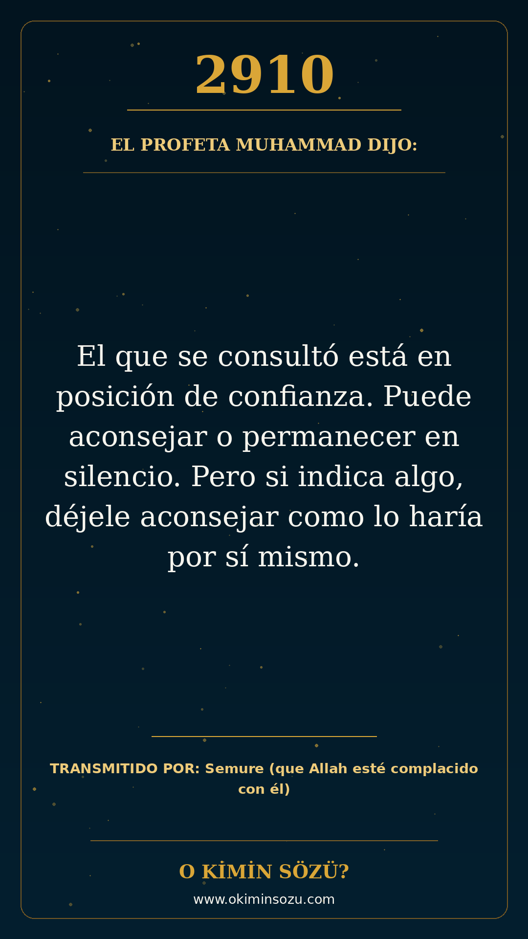 hadis 2910 es