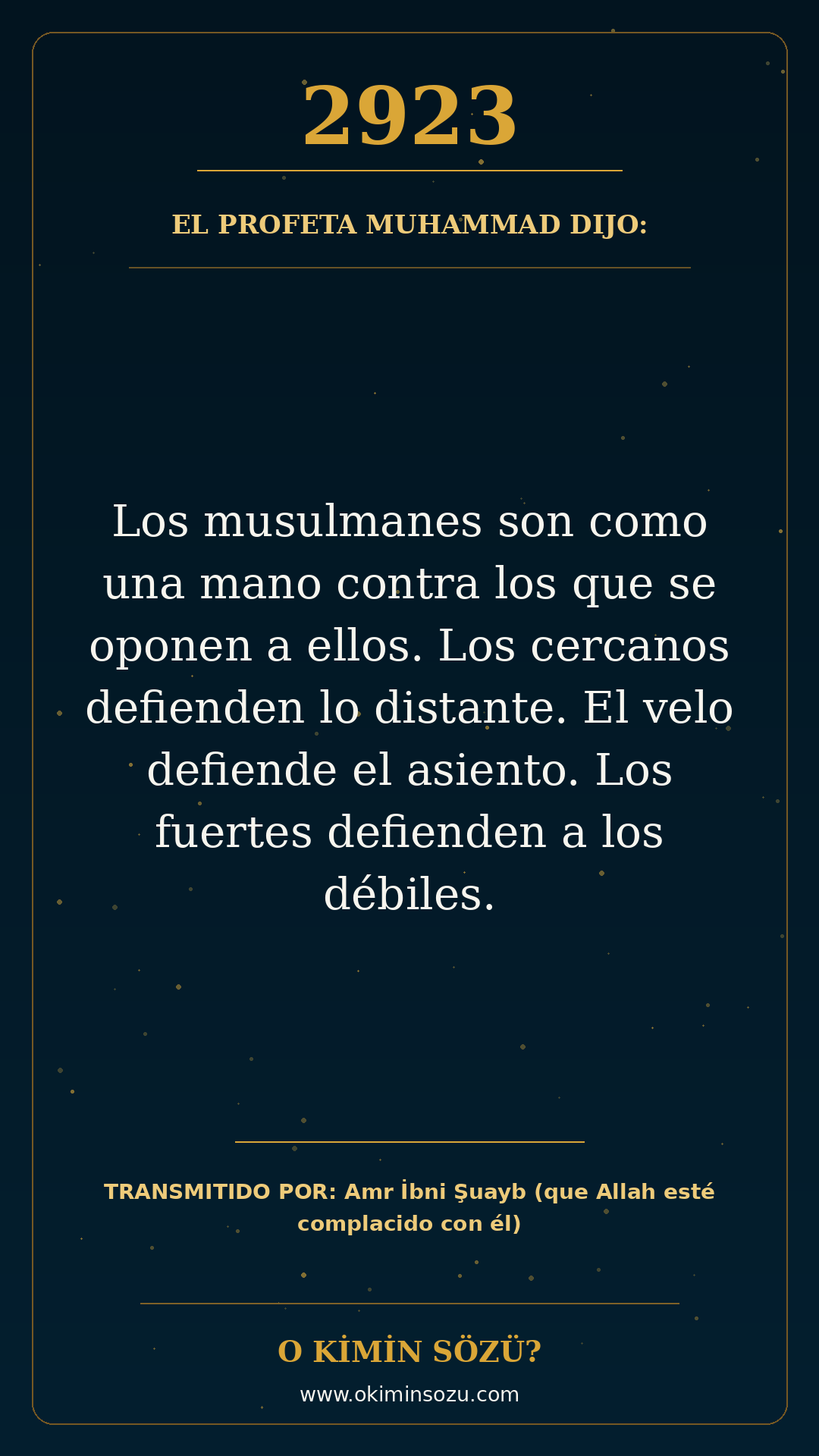 hadis 2923 es