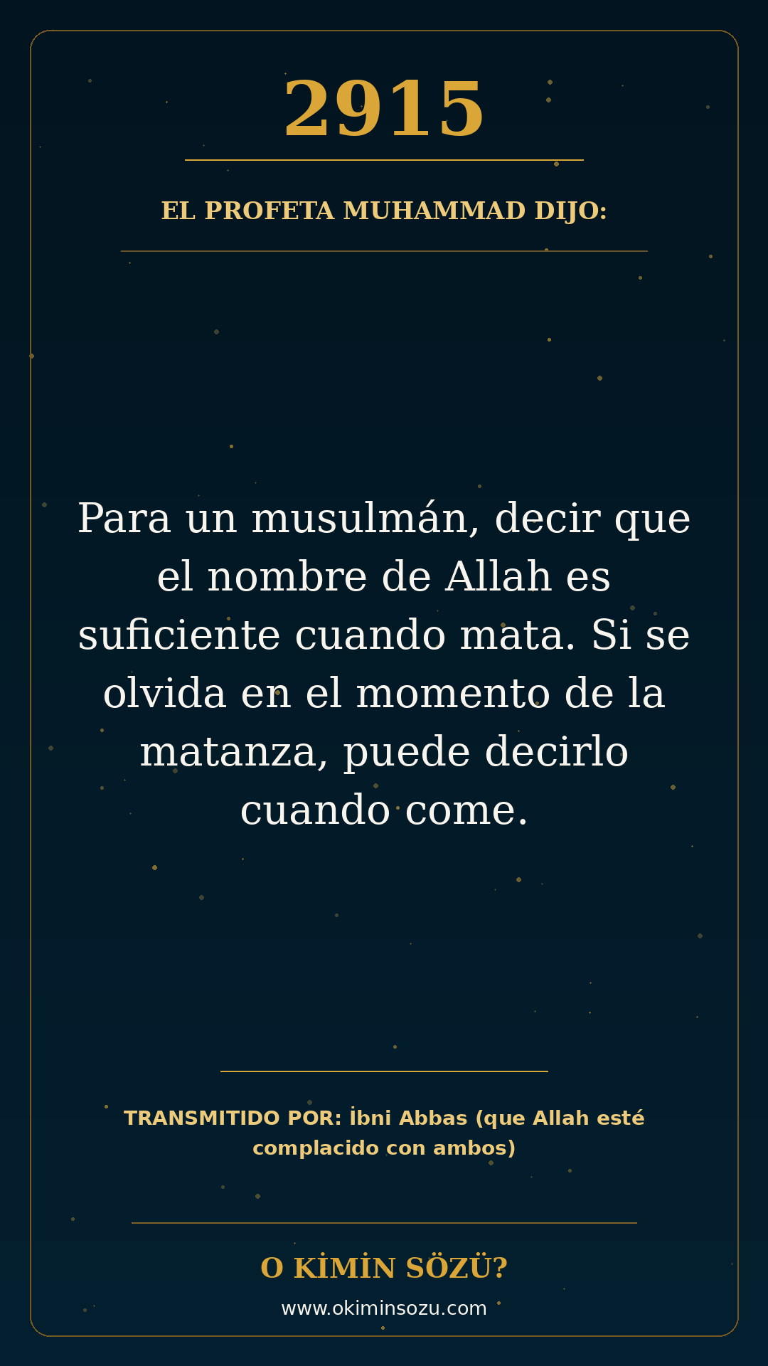 hadis 2915 es