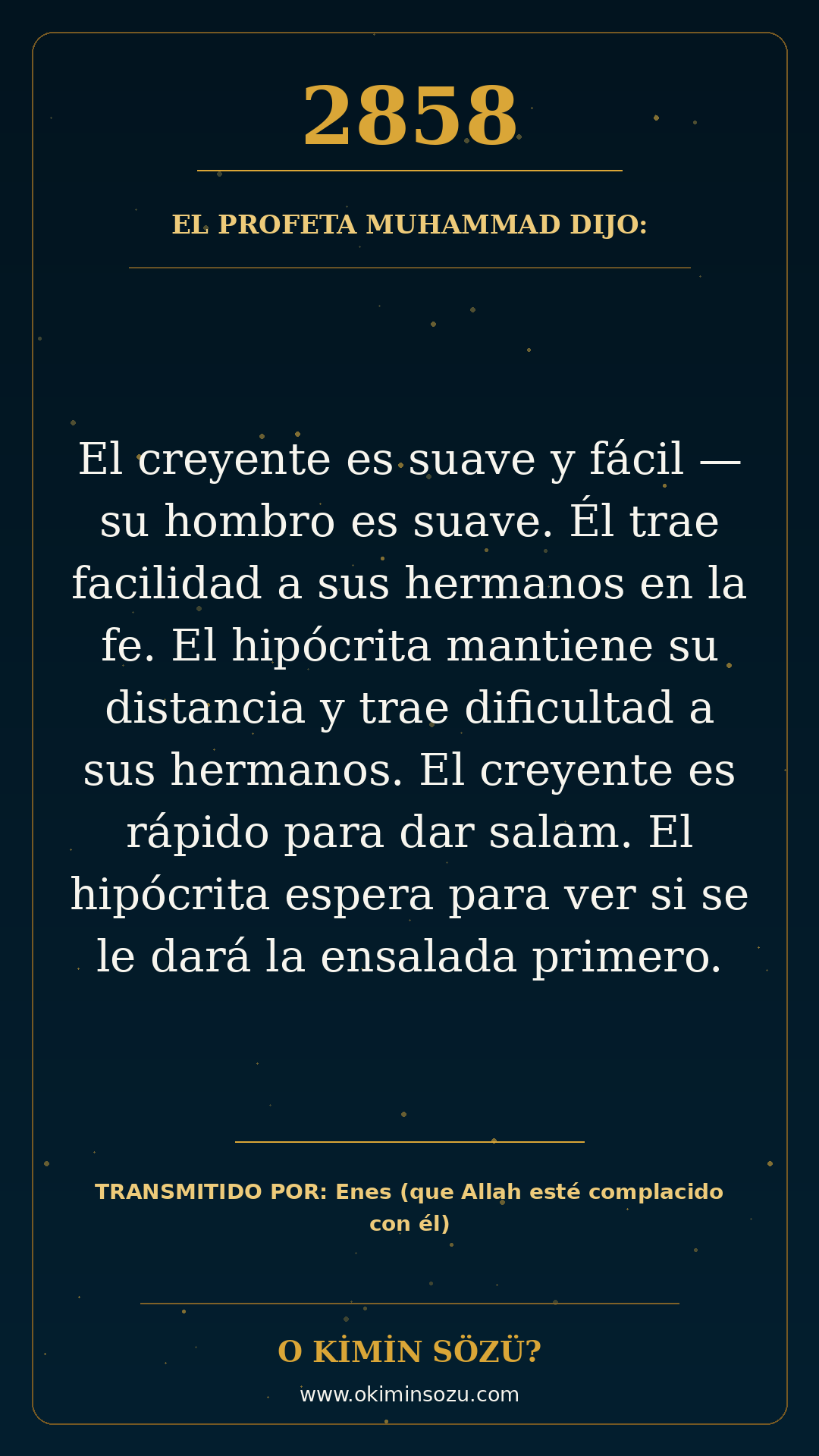 hadis 2858 es