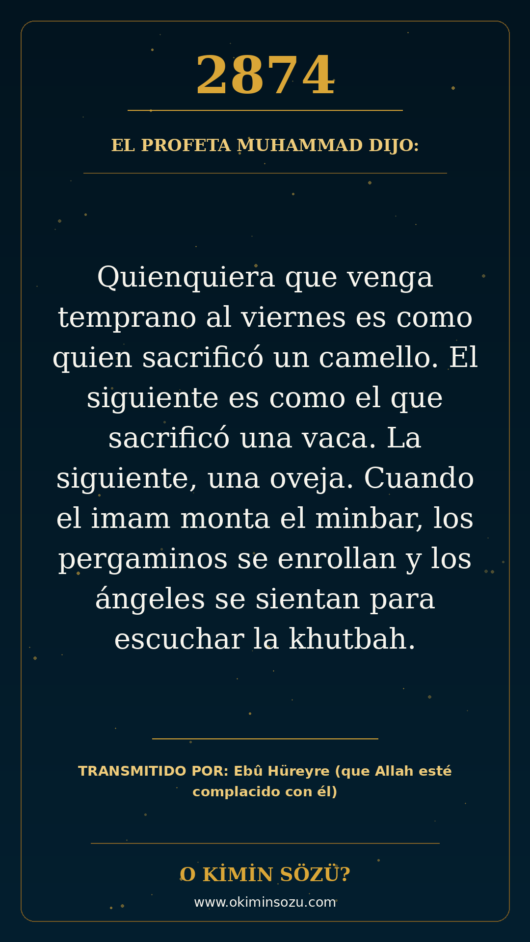 hadis 2874 es