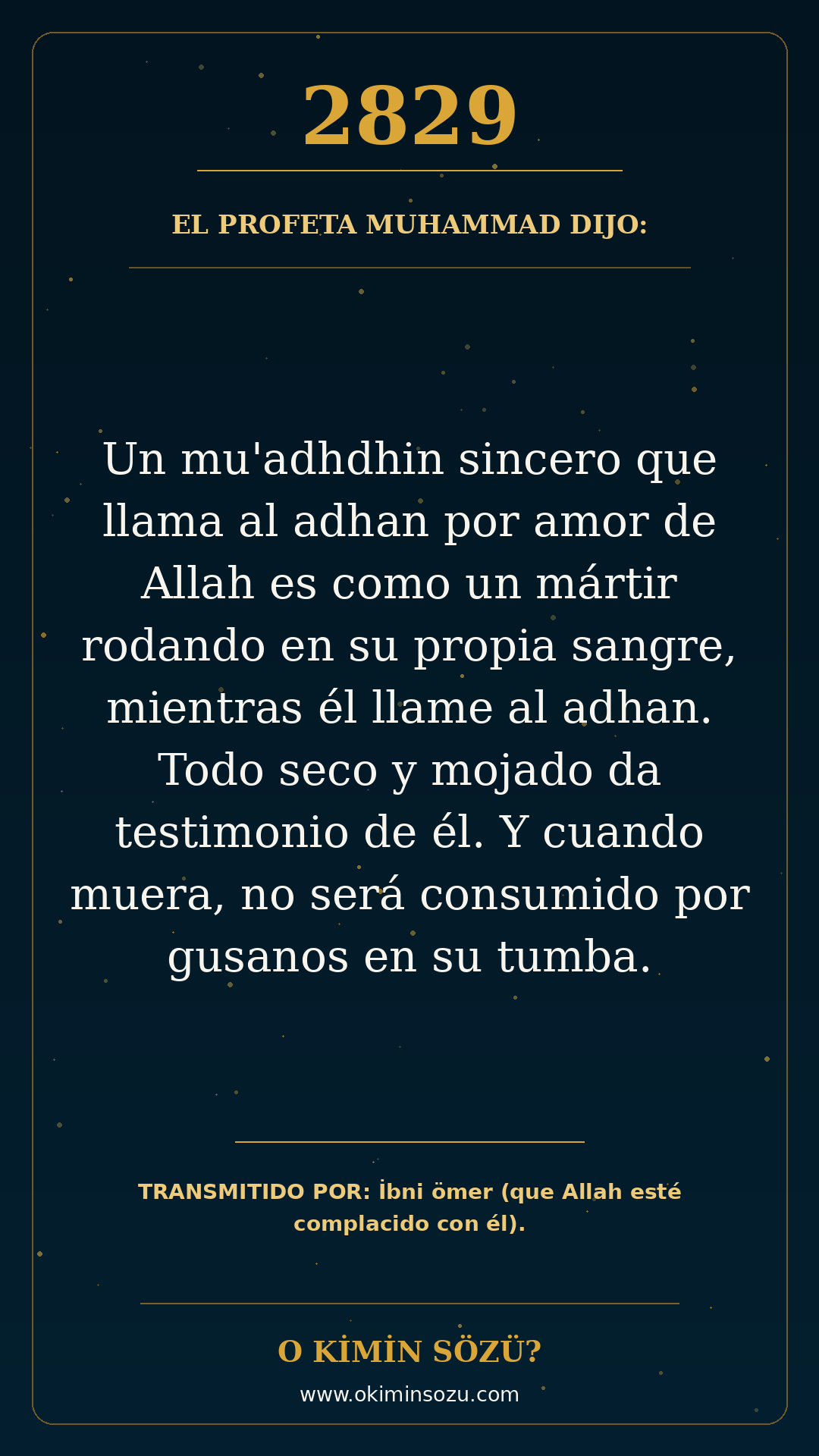 hadis 2829 es