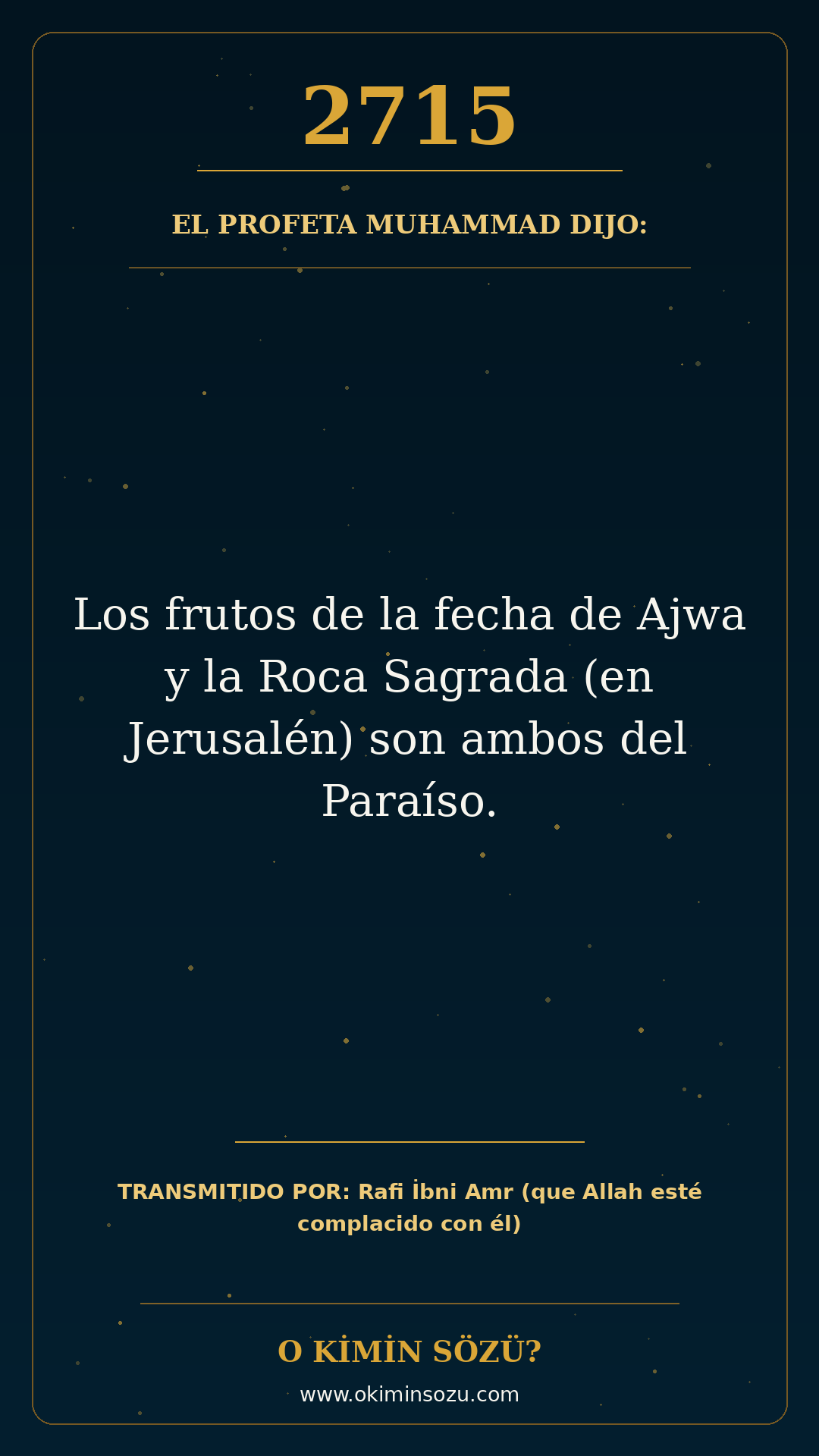 hadis 2715 es