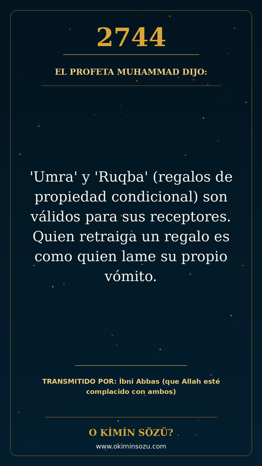 hadis 2744 es