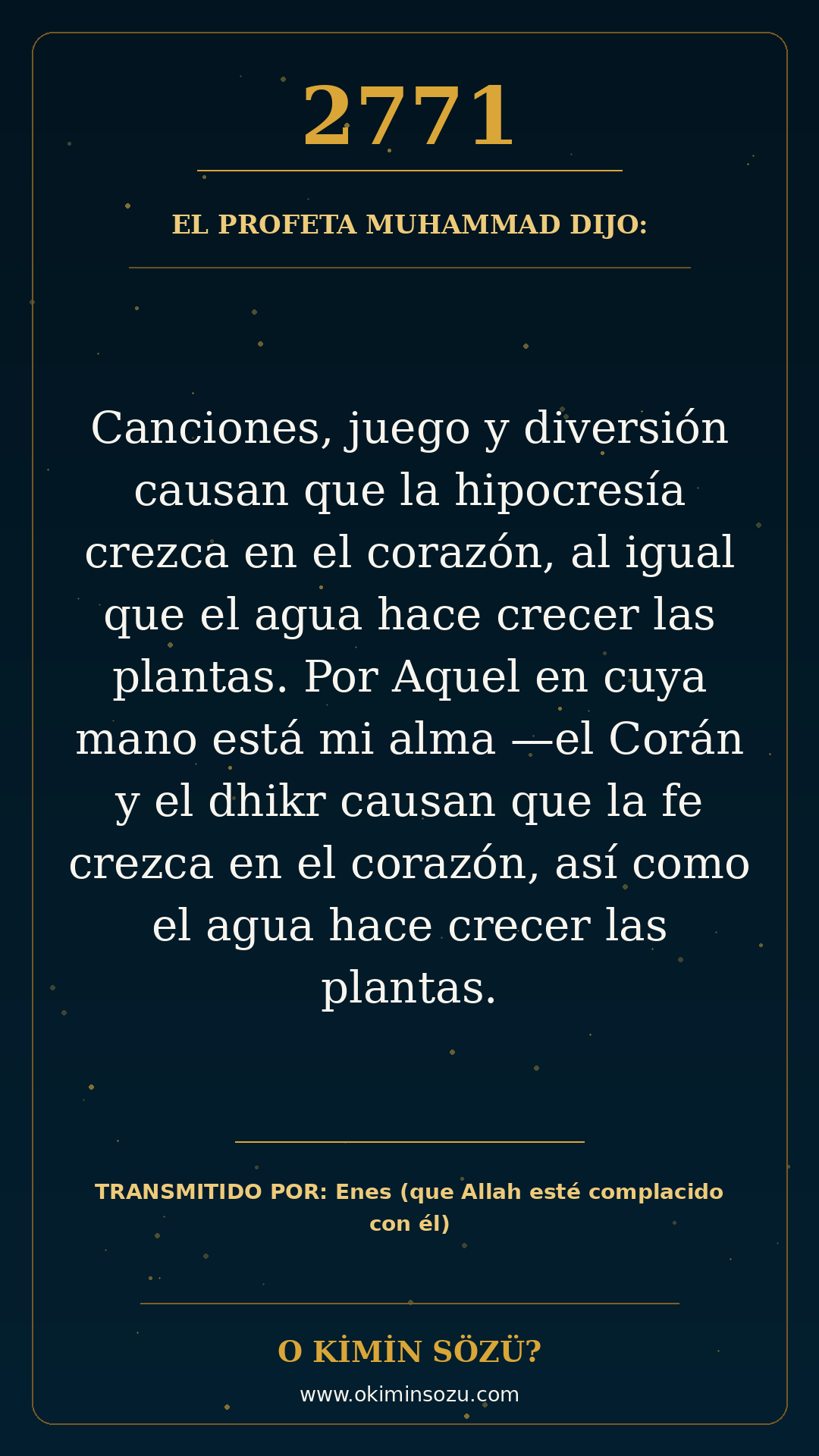 hadis 2771 es