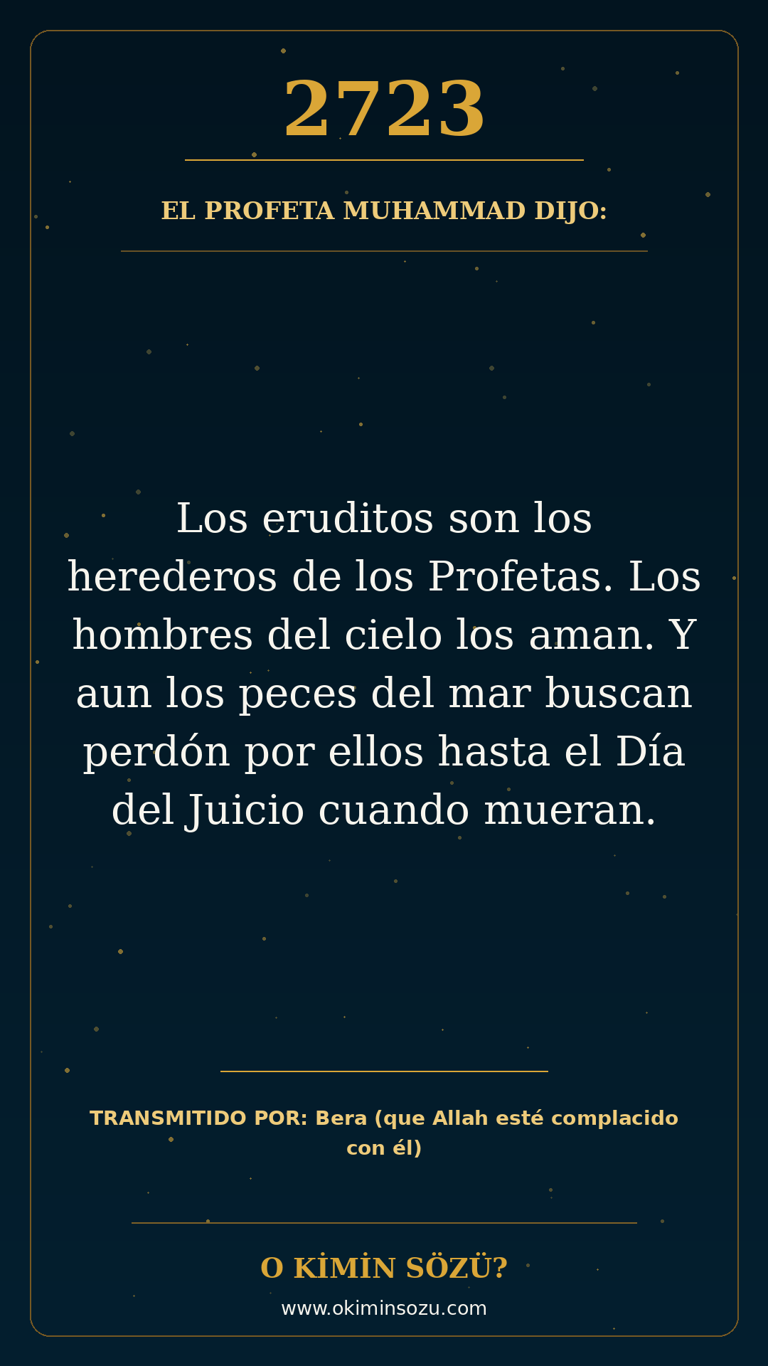 hadis 2723 es