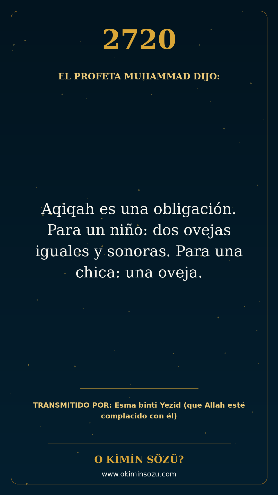 hadis 2720 es