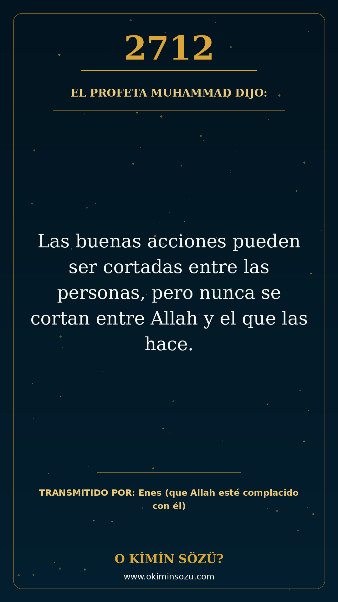 hadis 2712 es