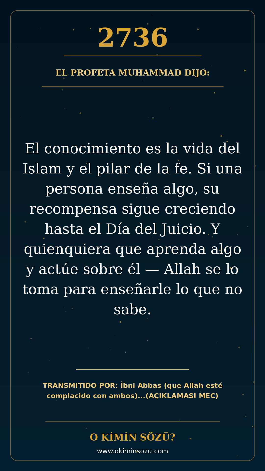 hadis 2736 es