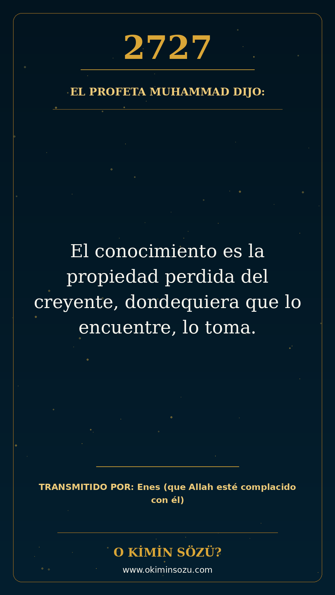 hadis 2727 es