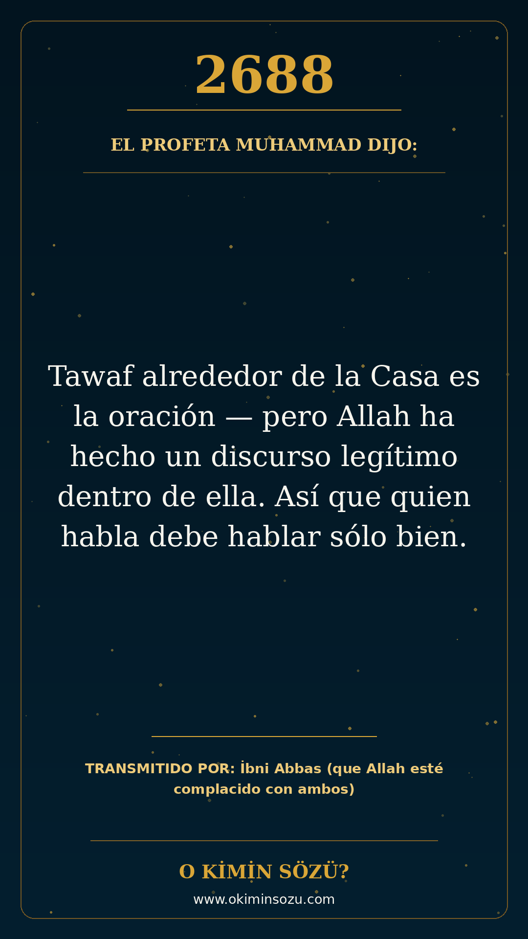 hadis 2688 es