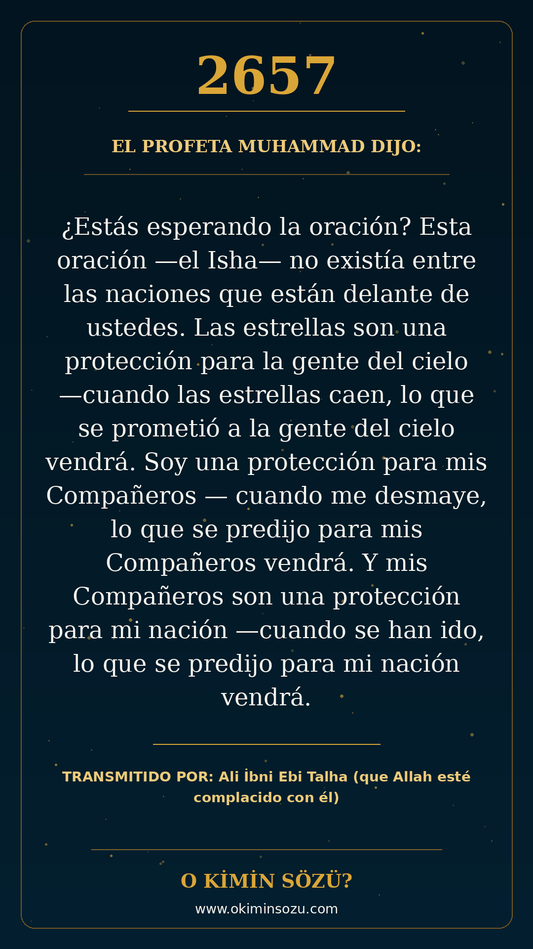 hadis 2657 es