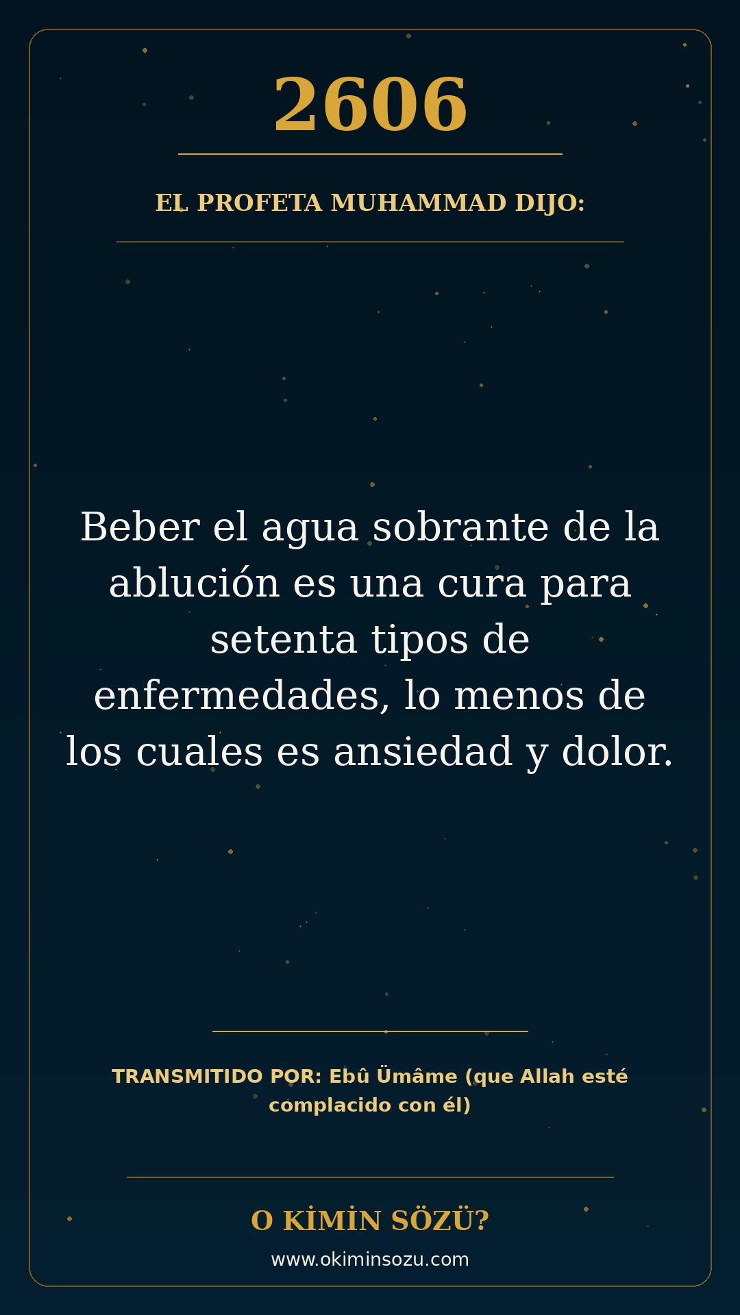 hadis 2606 es