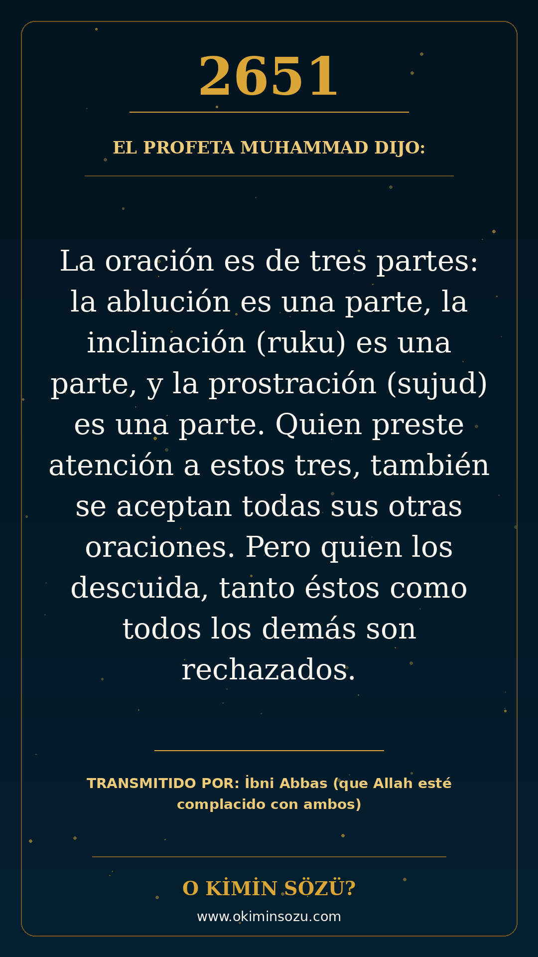 hadis 2651 es