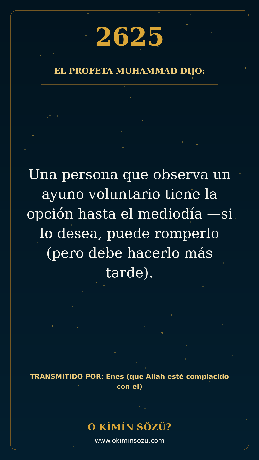 hadis 2625 es