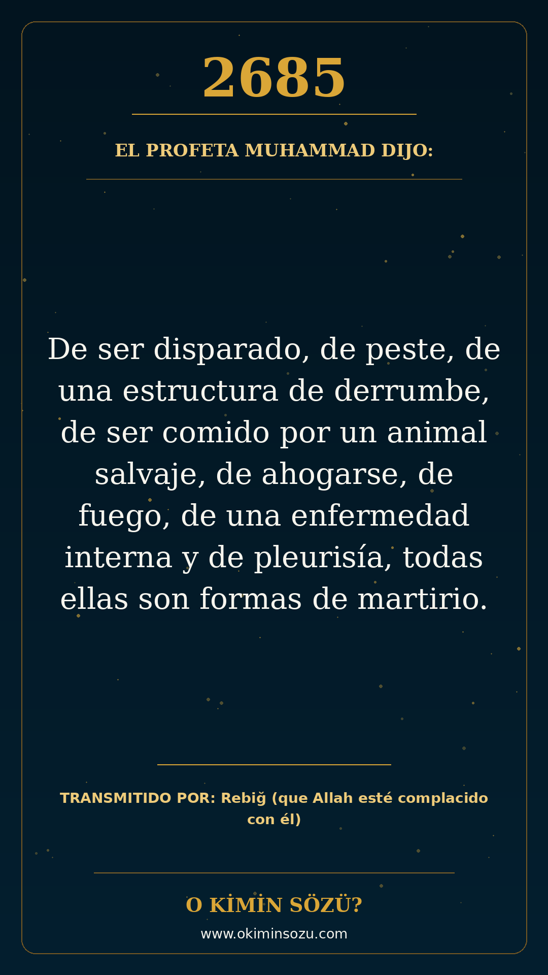 hadis 2685 es