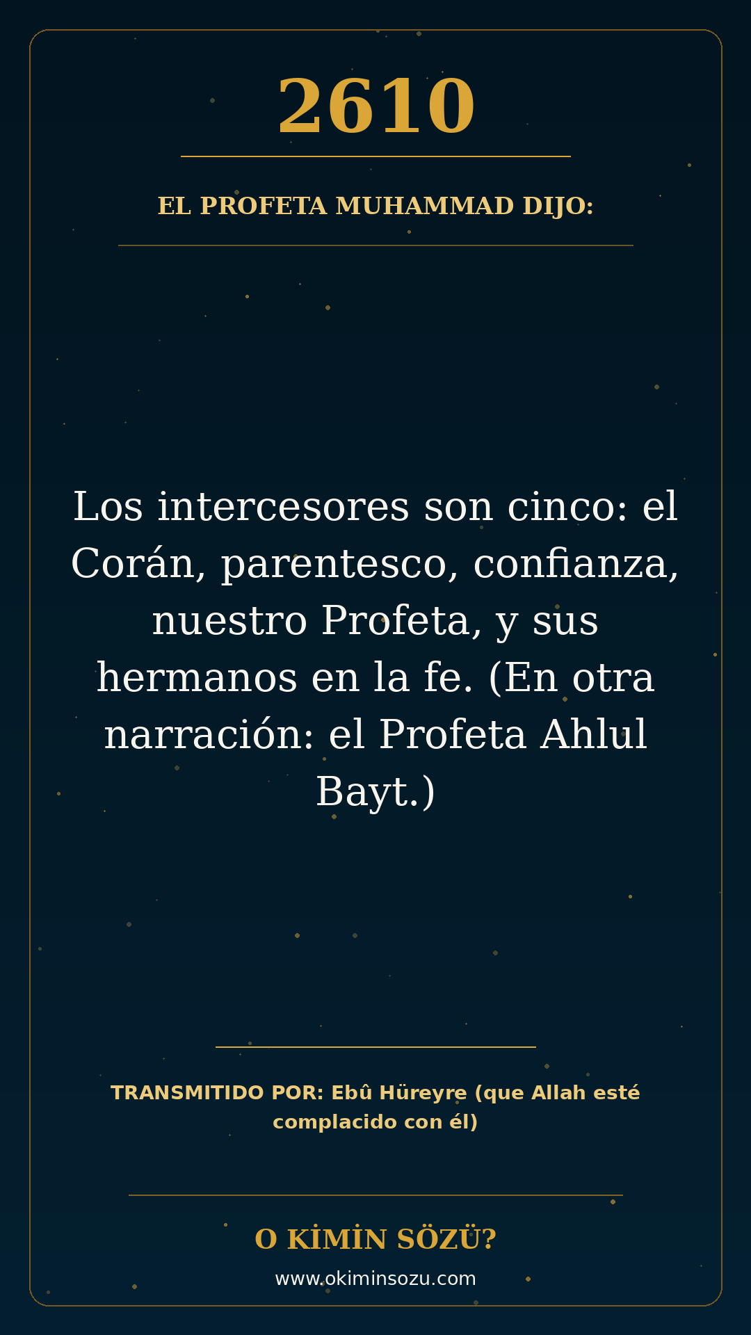 hadis 2610 es