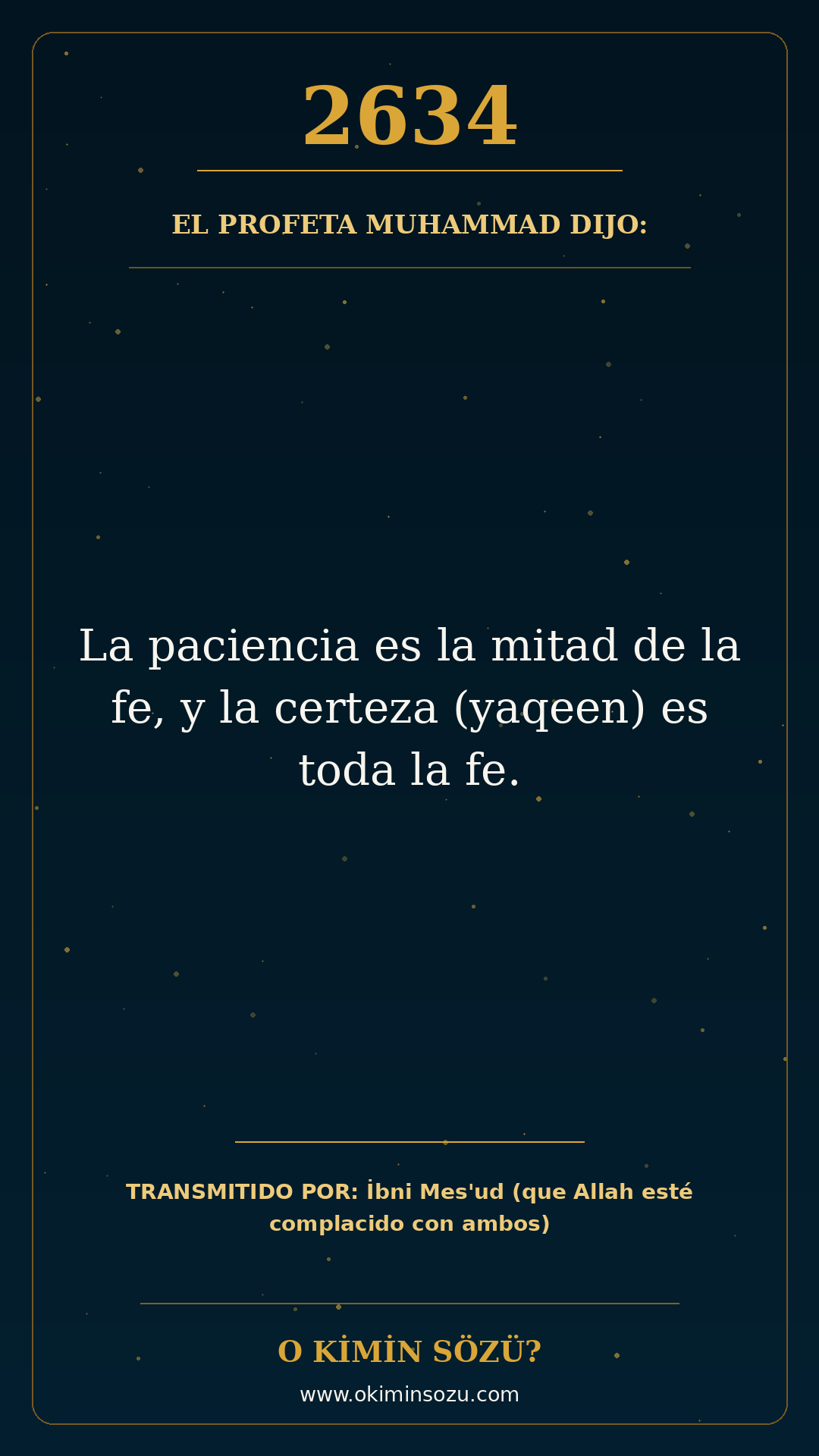 hadis 2634 es