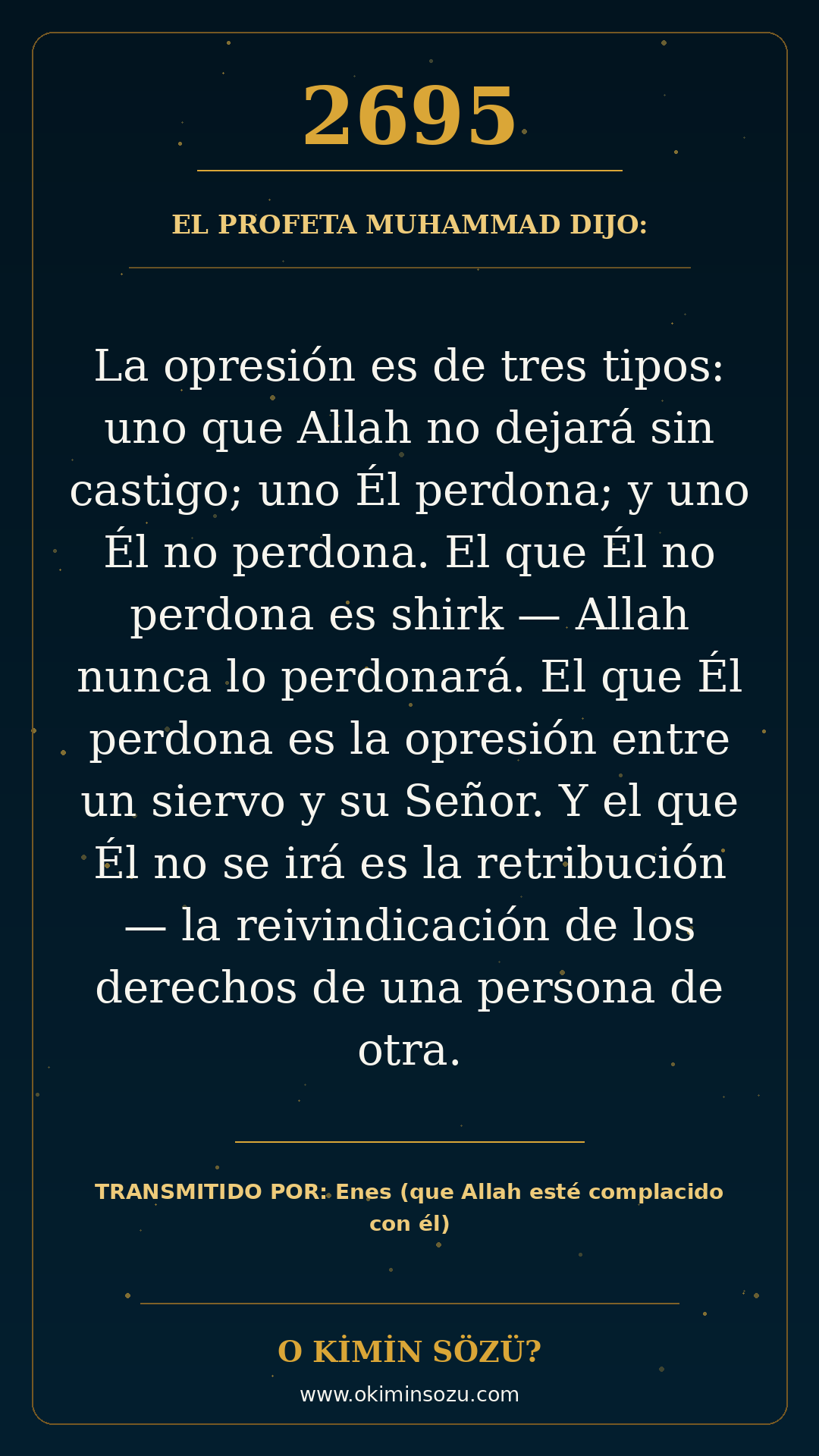 hadis 2695 es