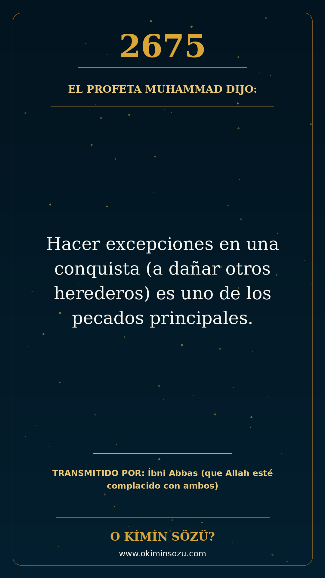 hadis 2675 es