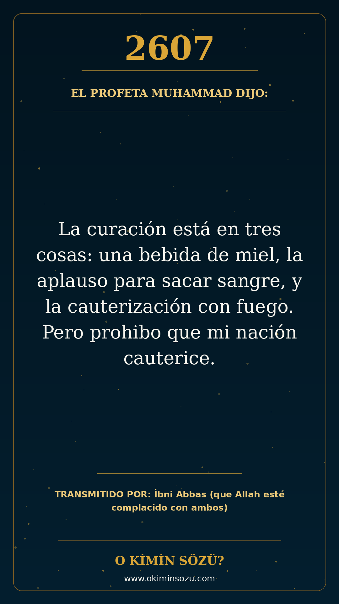 hadis 2607 es