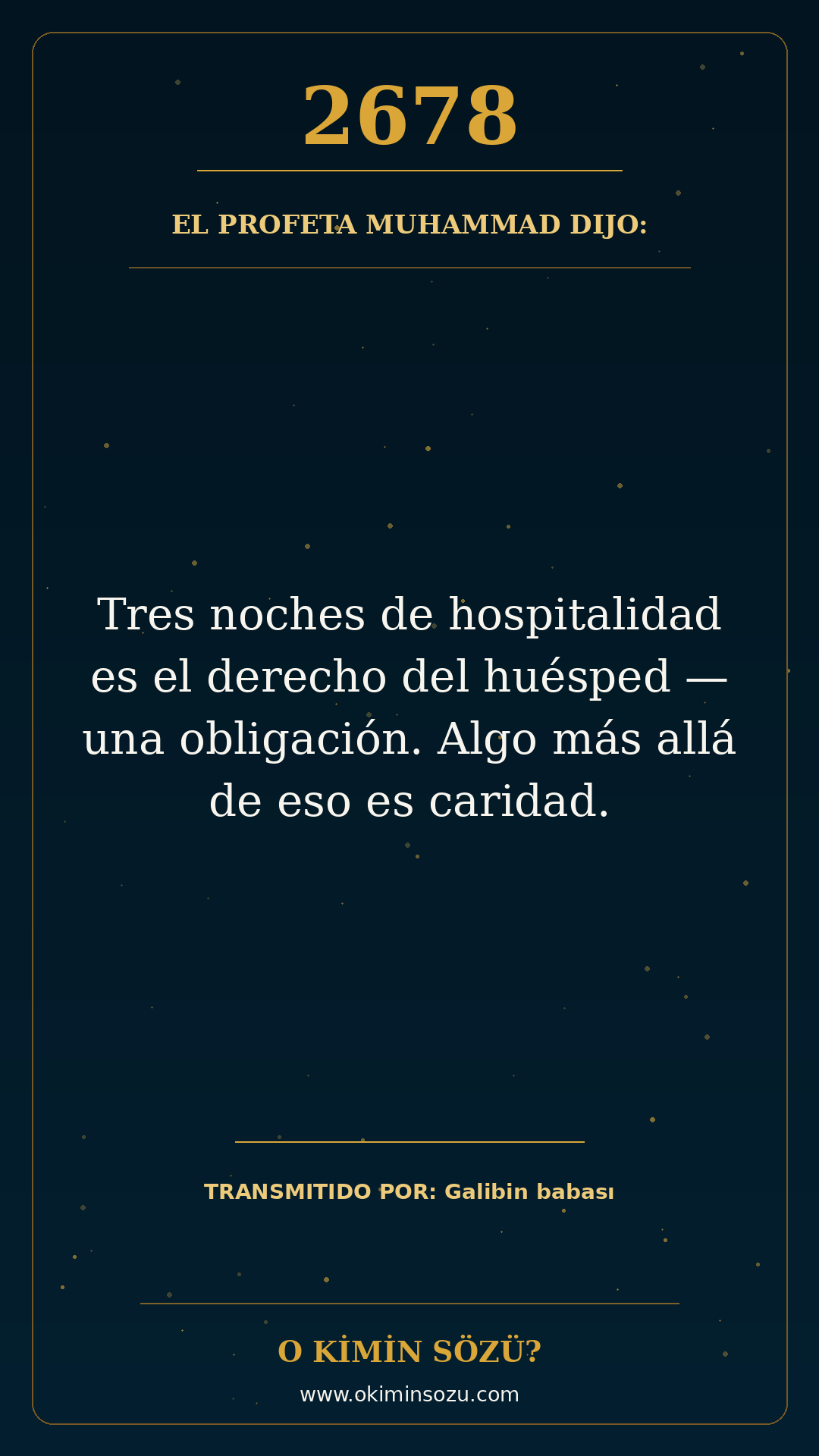 hadis 2678 es