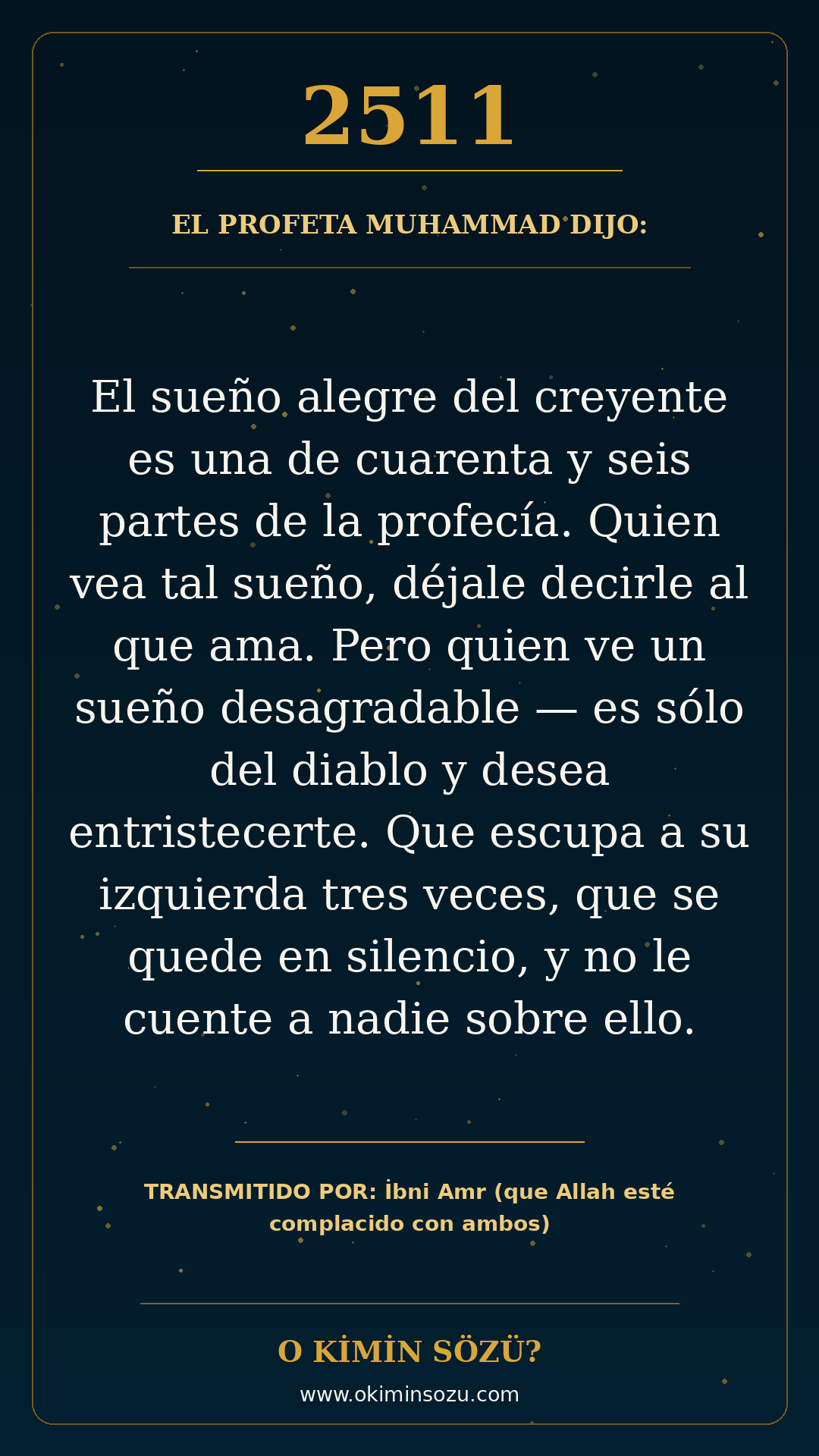 hadis 2511 es