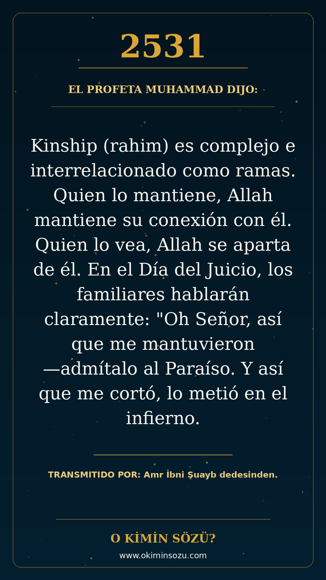 hadis 2531 es