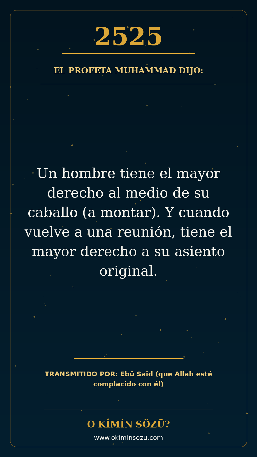 hadis 2525 es