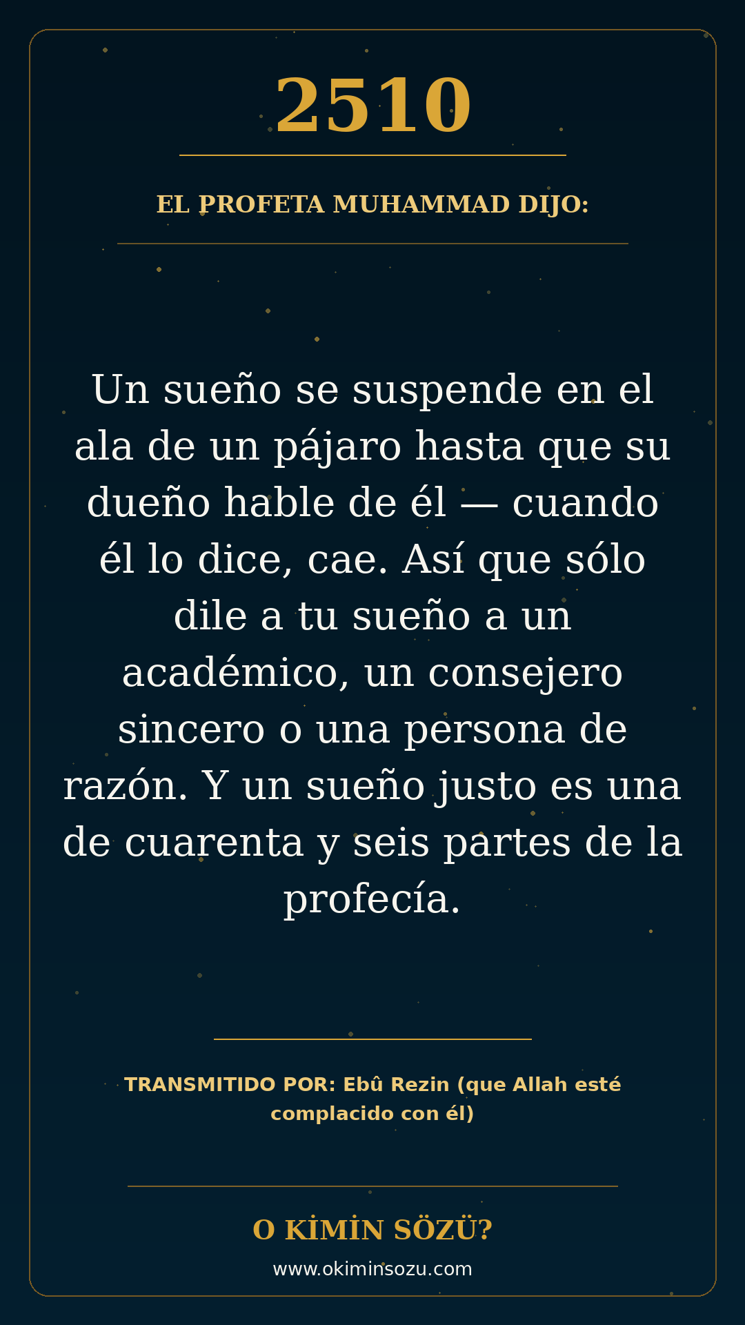 hadis 2510 es