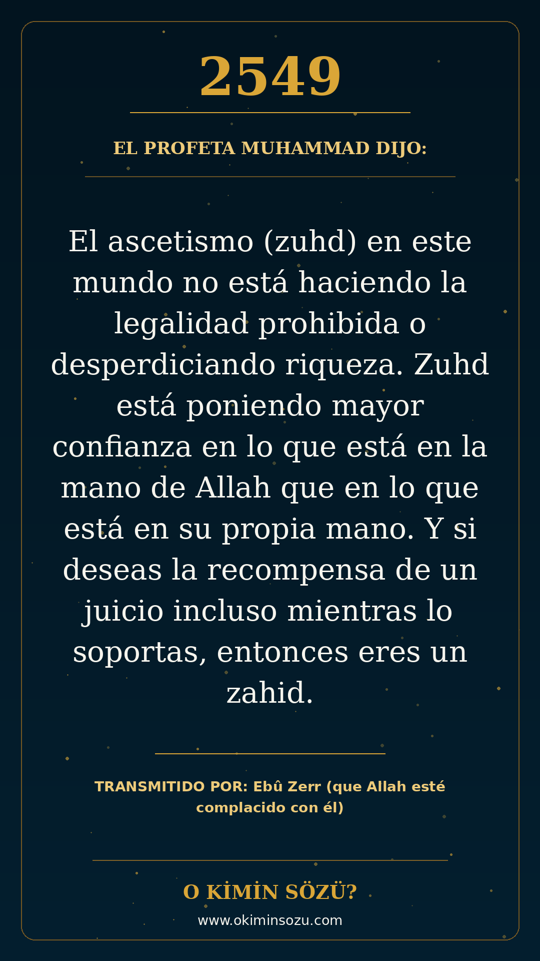 hadis 2549 es