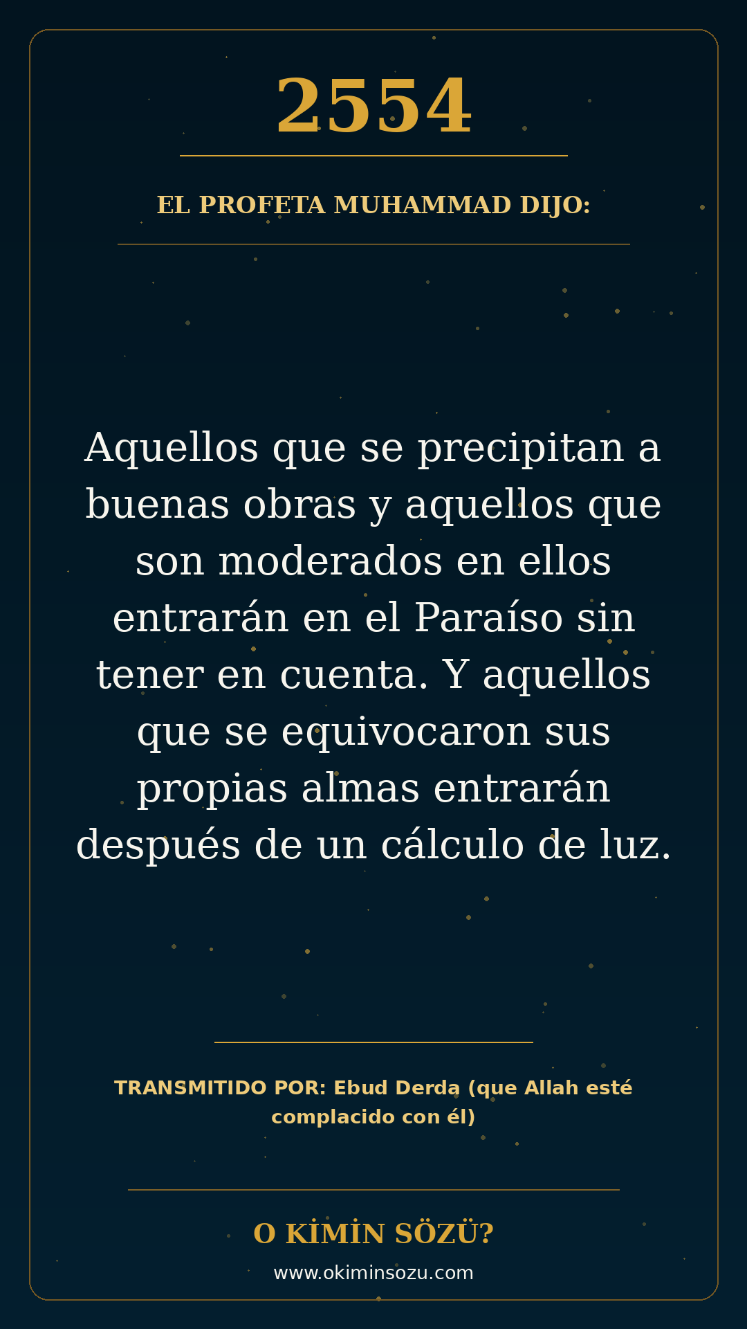 hadis 2554 es