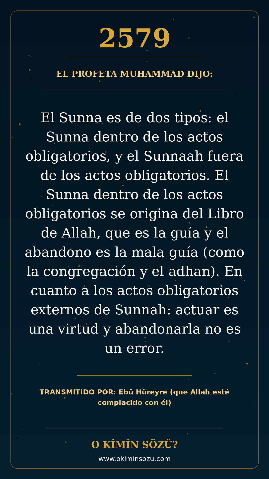 hadis 2579 es