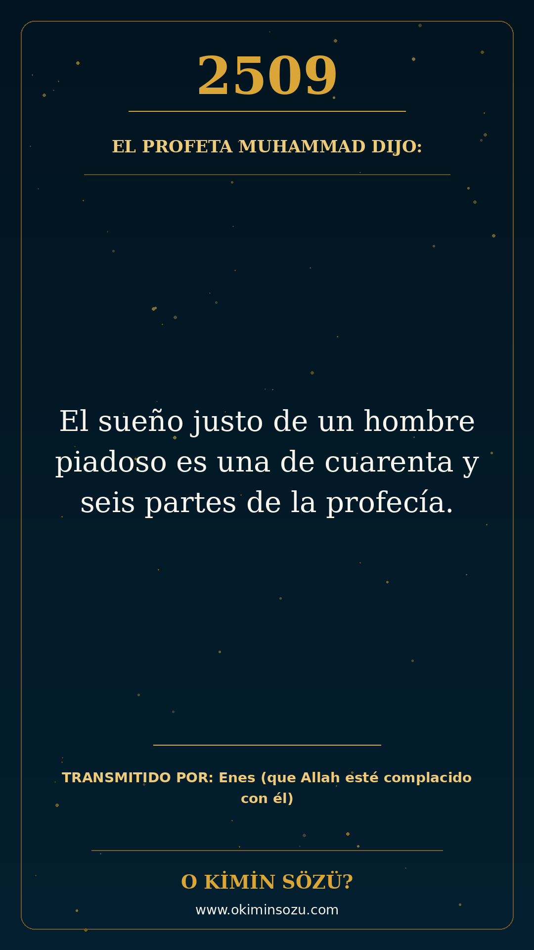 hadis 2509 es