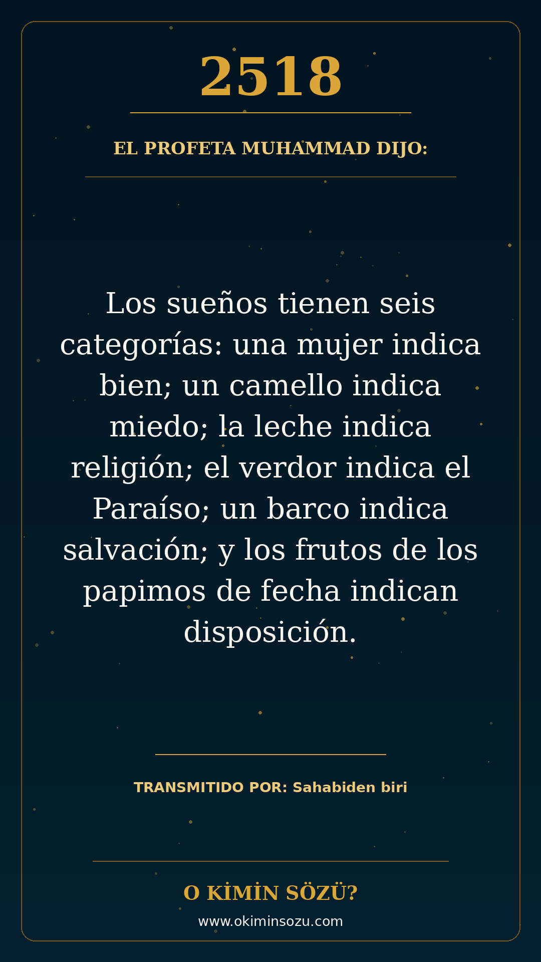 hadis 2518 es