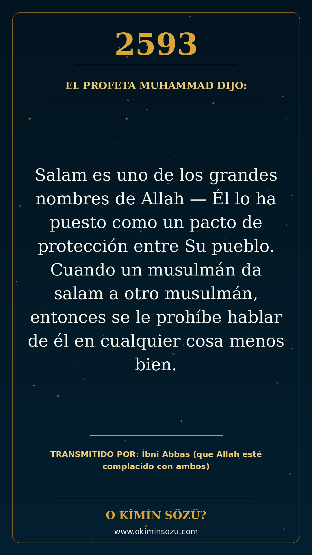 hadis 2593 es