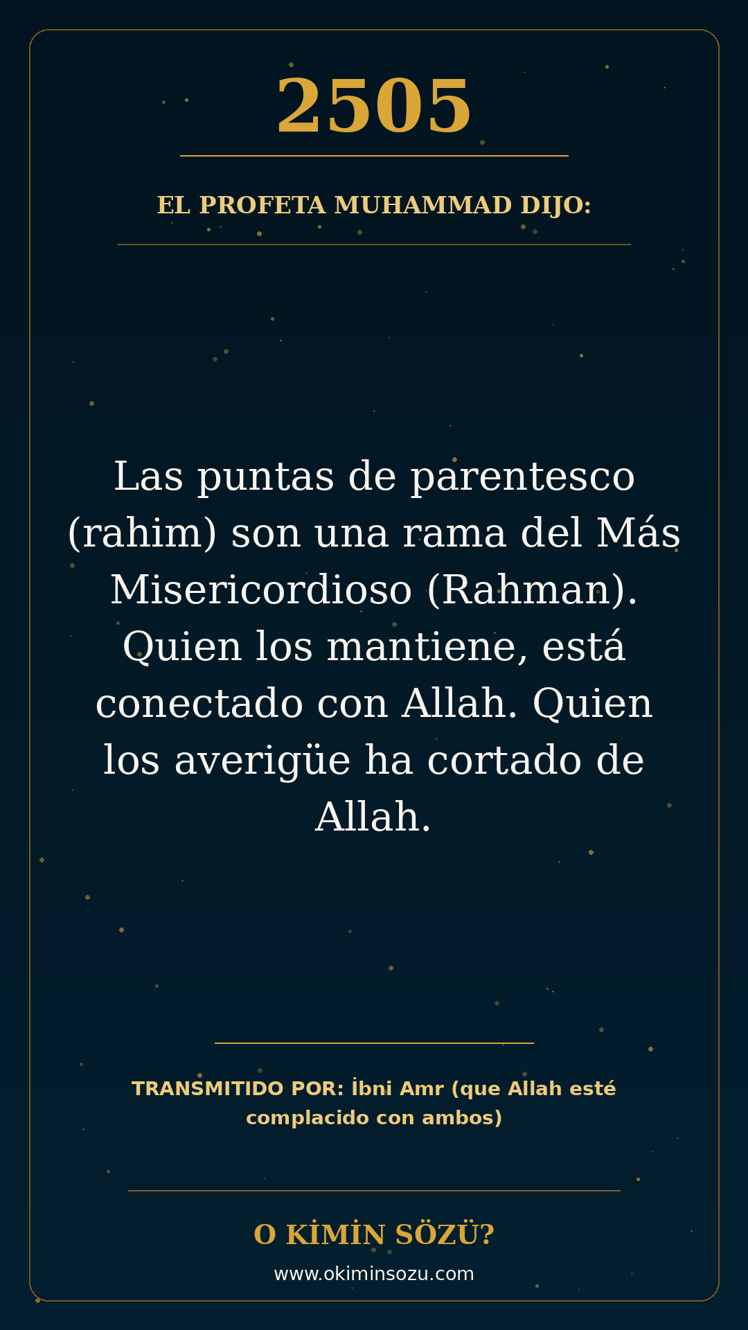 hadis 2505 es