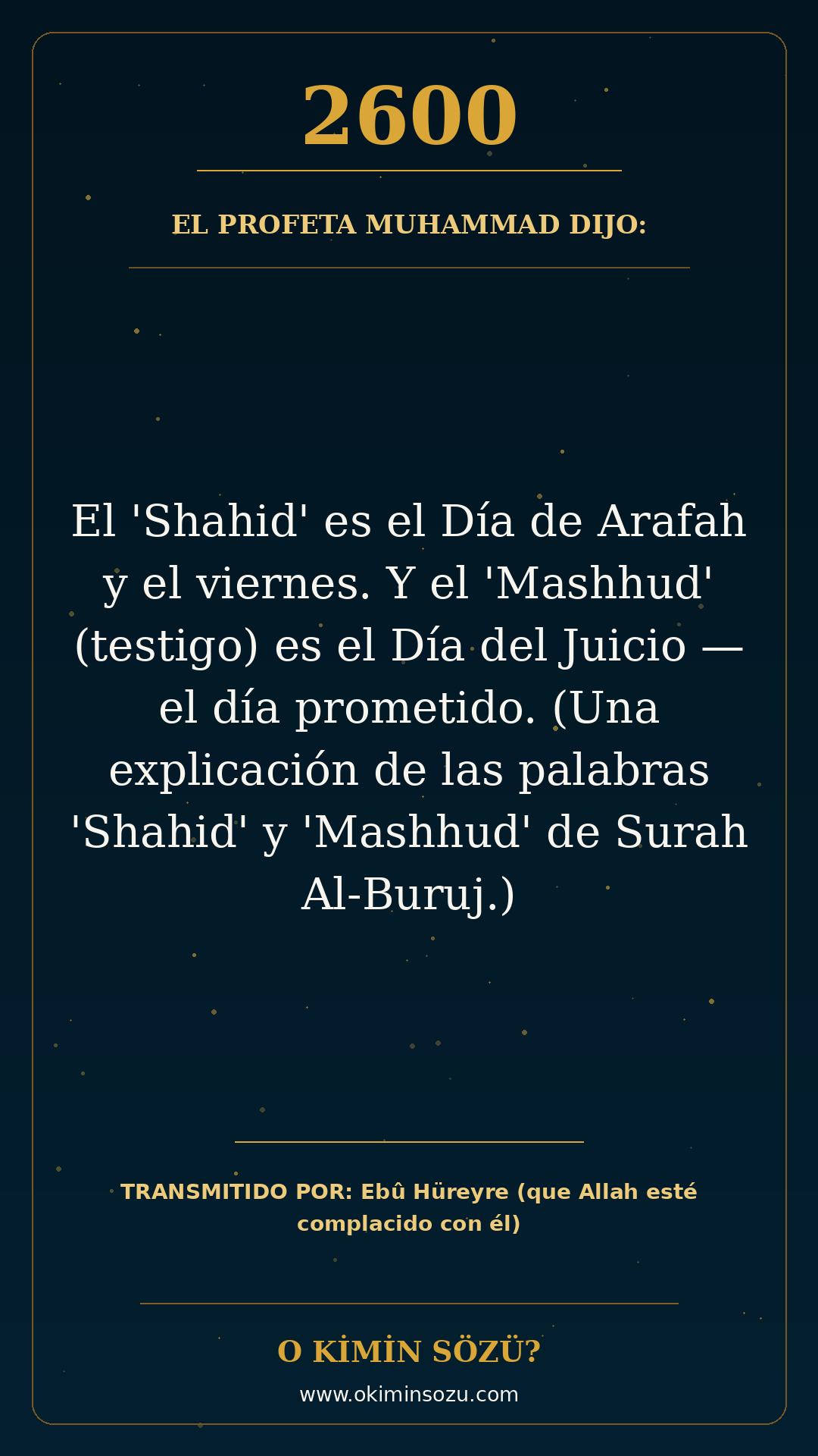 hadis 2600 es