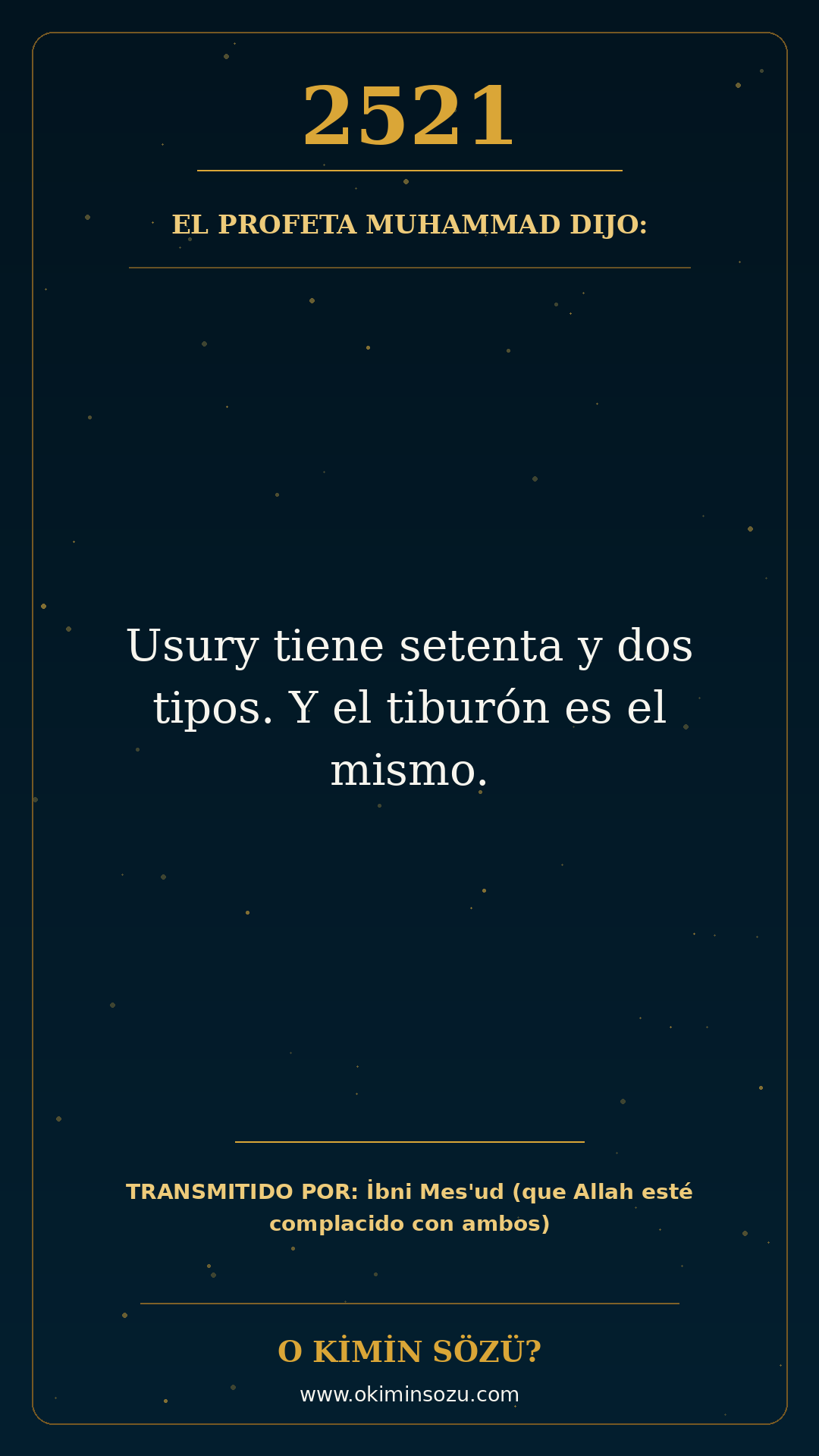 hadis 2521 es