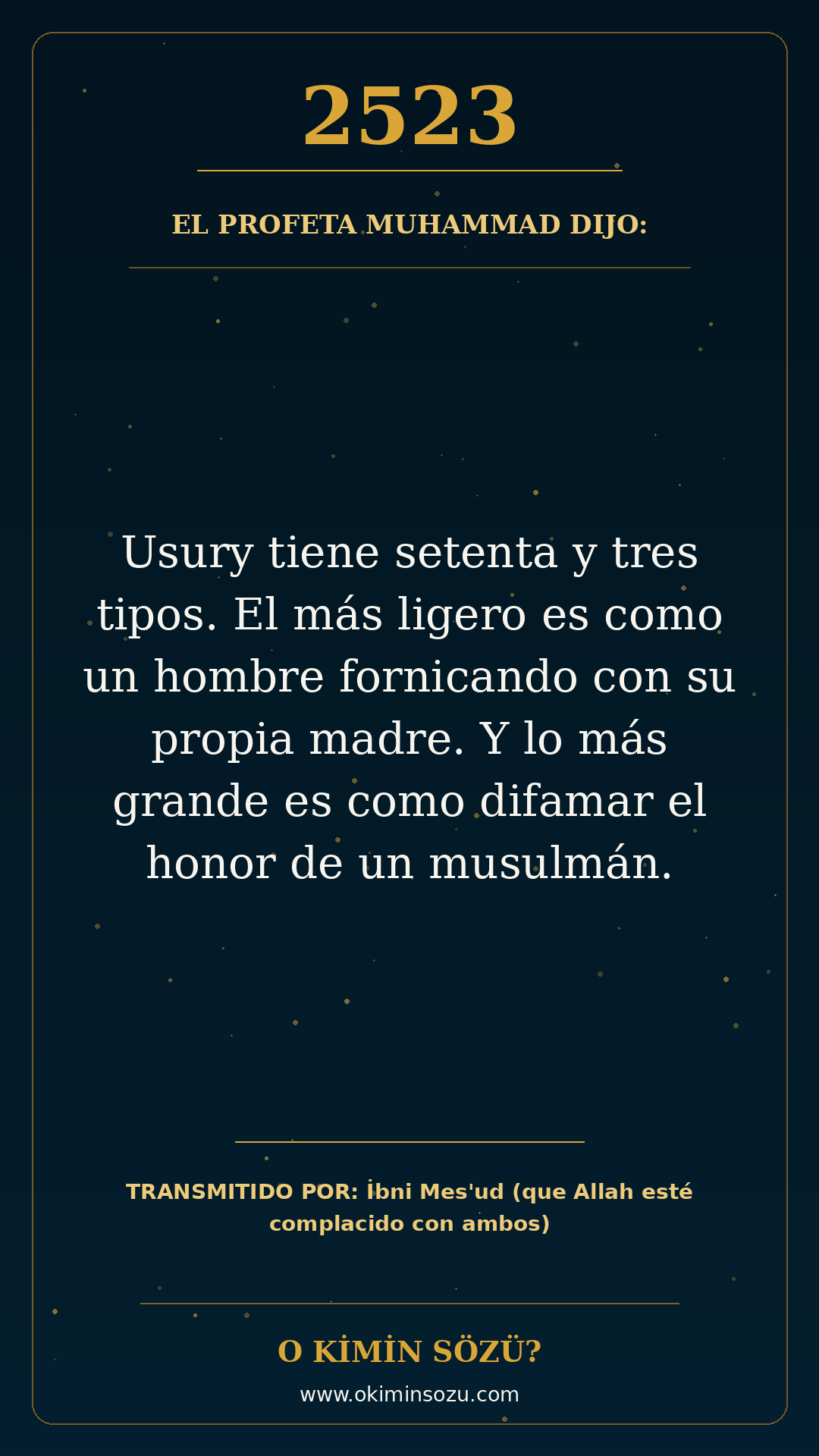 hadis 2523 es