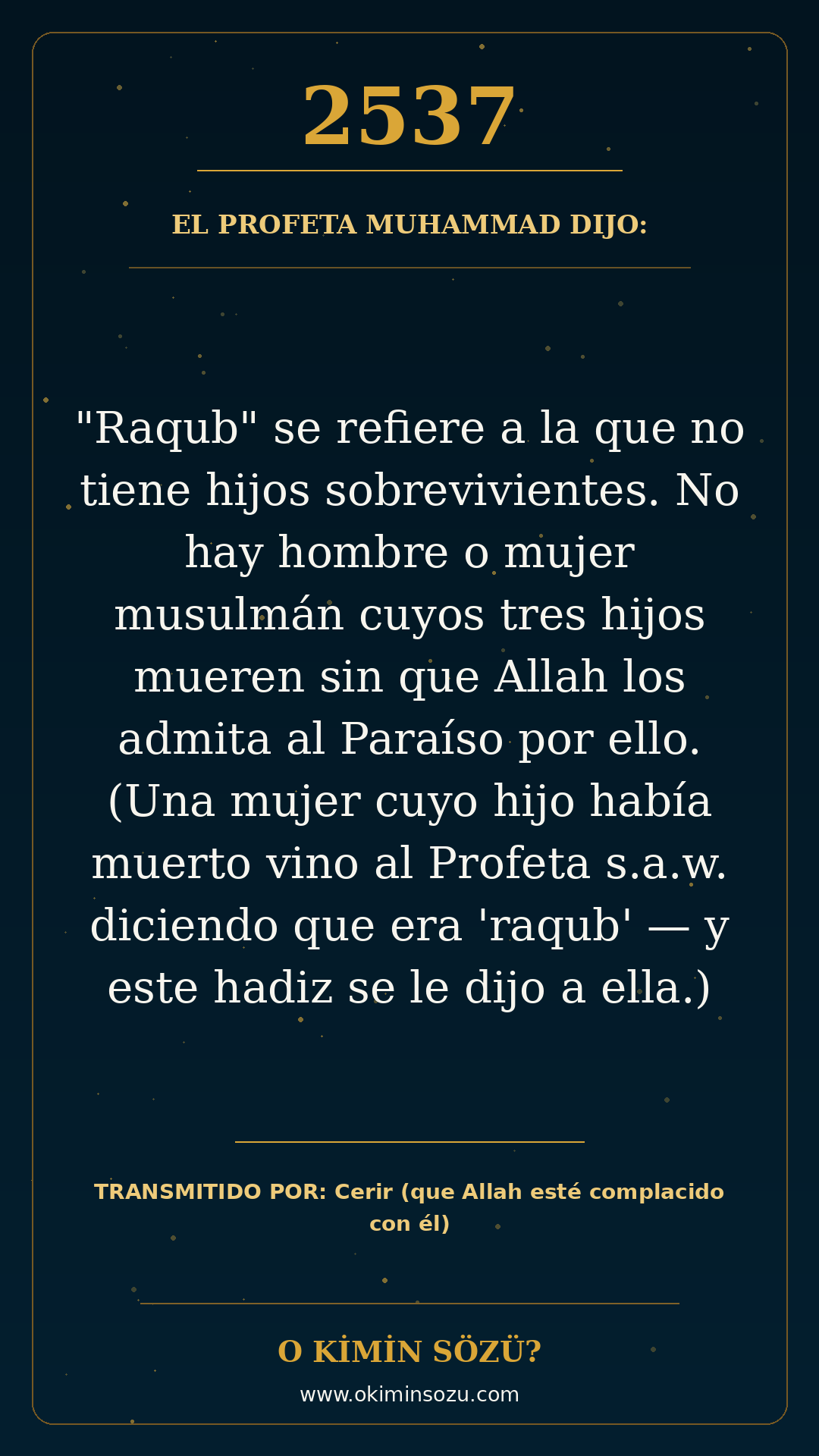 hadis 2537 es