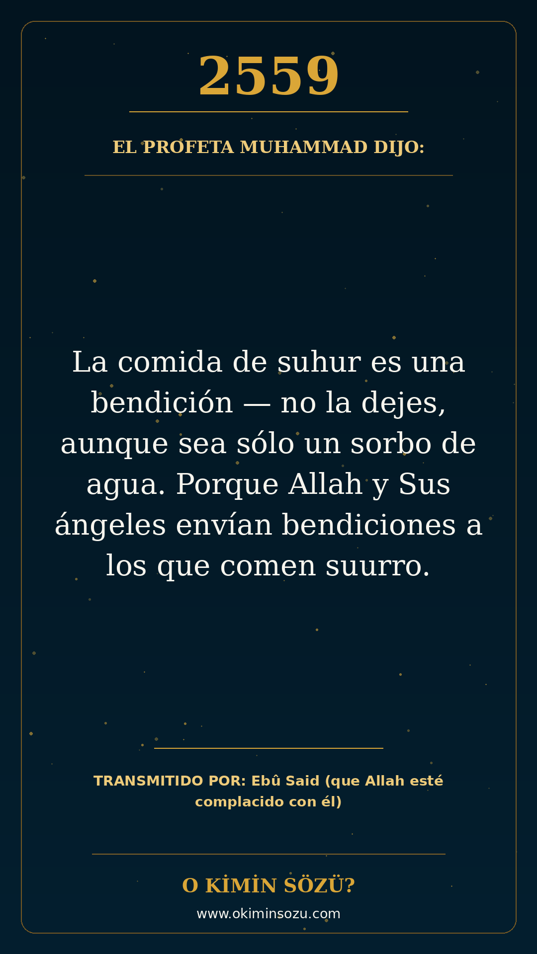 hadis 2559 es