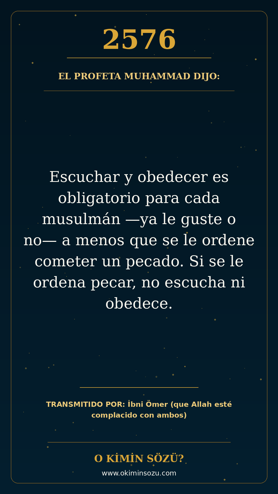 hadis 2576 es