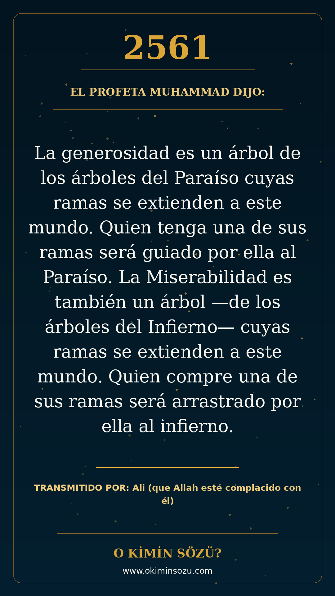 hadis 2561 es