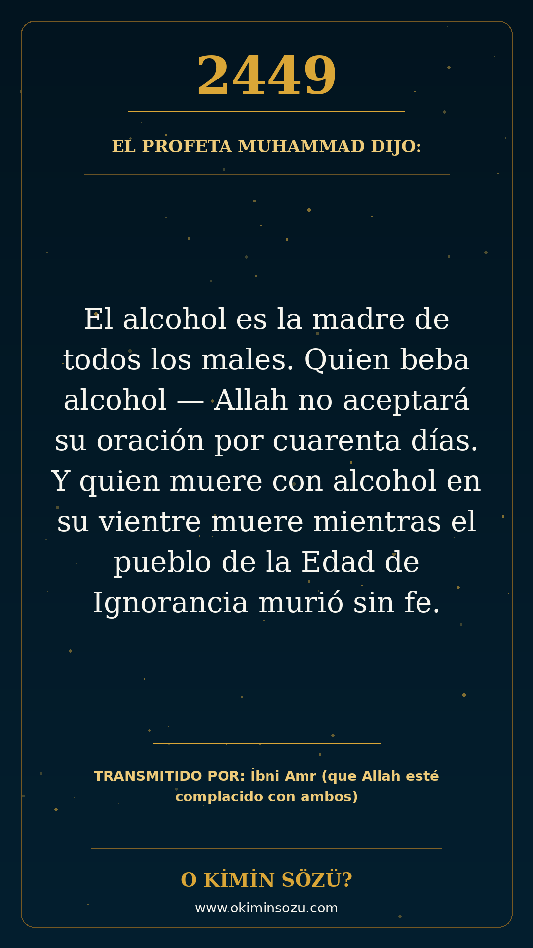 hadis 2449 es