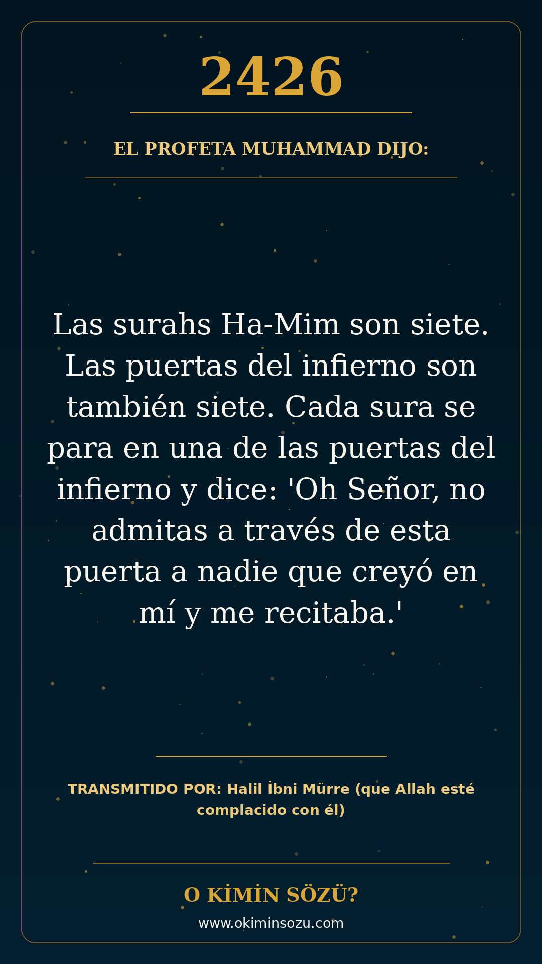 hadis 2426 es